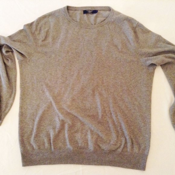 J. Crew Other - J. Crew grey cotton cashmere sweater, L RN77388